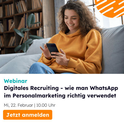 Digitales Recruiting - wie man WhatsApp im Personalmarketing richtig verwendet