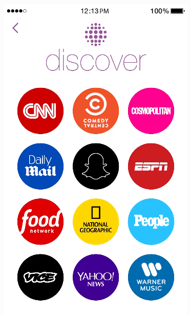 Bild: Discover Channel, Snapchat/snapchat.com Snapchat-discover