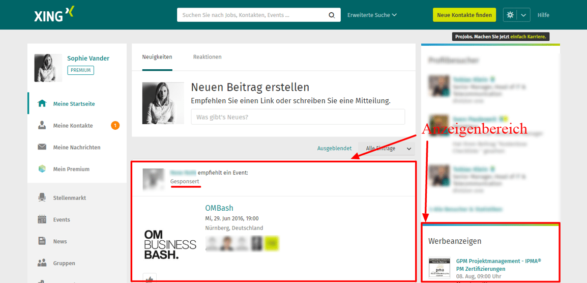 Xing Anzeigen