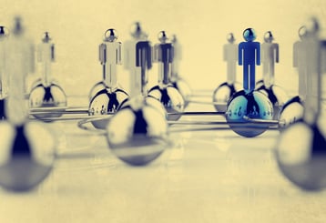 3d stainless human social network as vintage style concept.jpeg