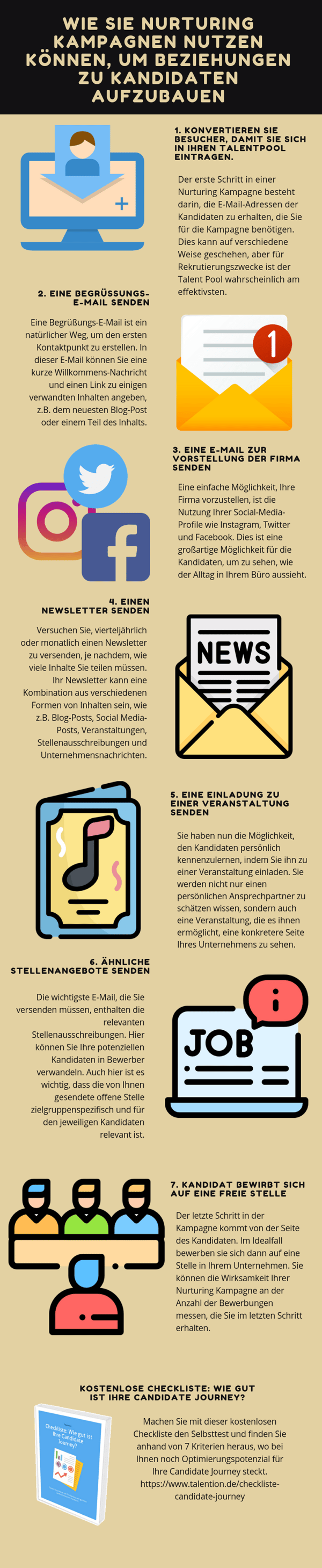 Wie Sie Nurturing Kampagnen nutzen können, um Beziehungen zu Kandidaten aufzubauen