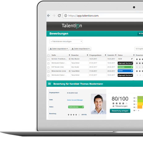 Talention Bewerbermanagement Talention Bewerbermanagement