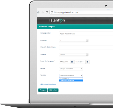Talention Workflows Talention Workflows