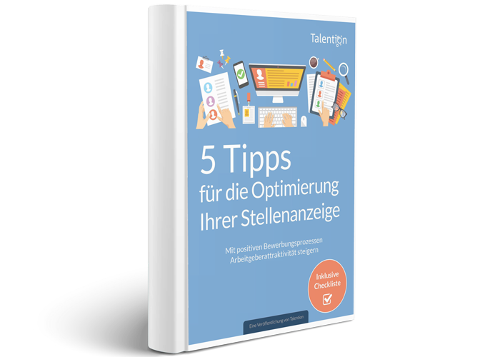 E-Book 5 Tipps für die Optimierung Ihrer Stellenanzeige